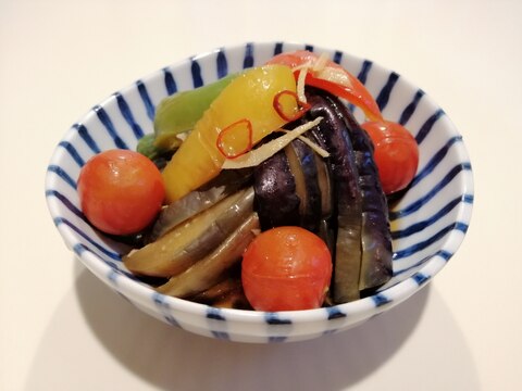 サッパリ!カラフル野菜の焼き浸し